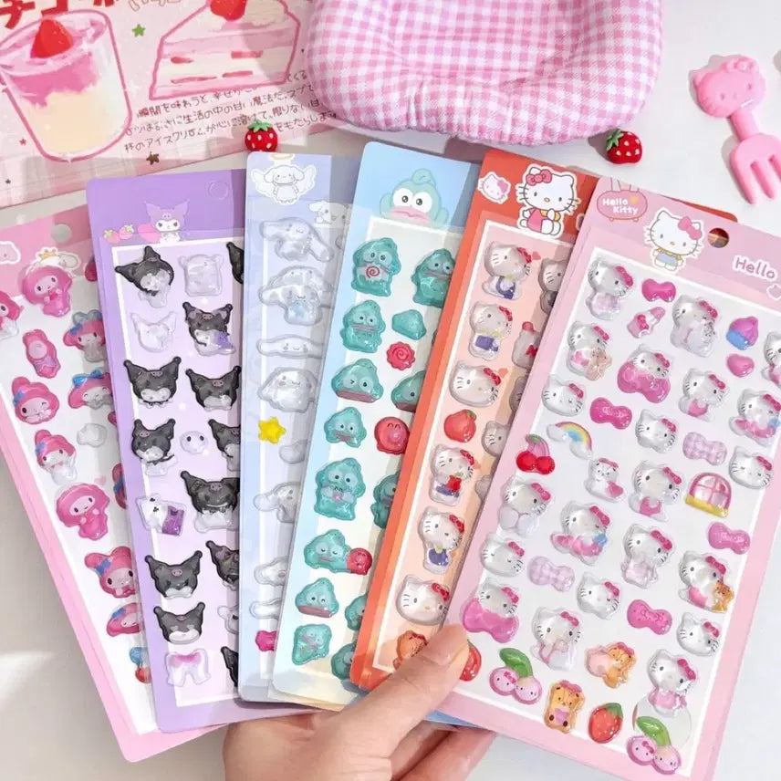 [BUNJANG] Sanrio Bonbon Sticker 6-Piece Set / 산리오 봉봉스티커 6종세트