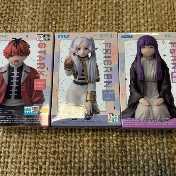 [BUNJANG] Frieren: Beyond Journey's End Chokonose 3 Figure Set (Frieren, Stark, Fern) - Sealed / (미개봉) 장송의 프리렌 초코노세 (프리렌/슈타르크/페른) 3종 세트