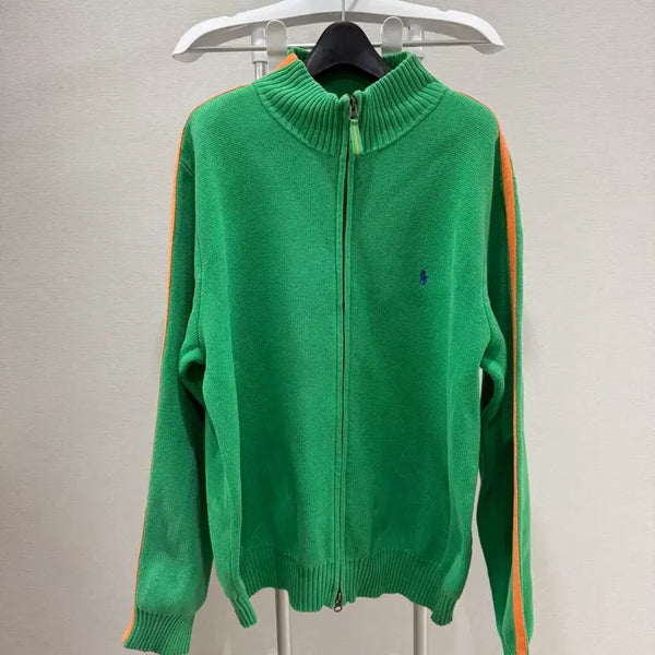 [BUNJANG] Polo Ralph Lauren Knit Zip-Up Jacket XXL / 폴로 랄프로렌 니트 집업 XXL사이즈