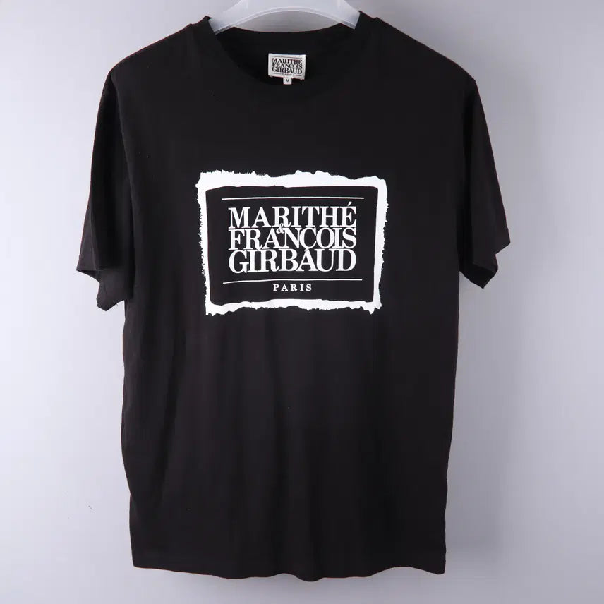 [BUNJANG] Marithe Francois Girbaud Classic Logo T-Shirt Black (M) / 마리떼 프랑소와 저버 클래식 로고 반팔 티셔츠 블랙 (M)
