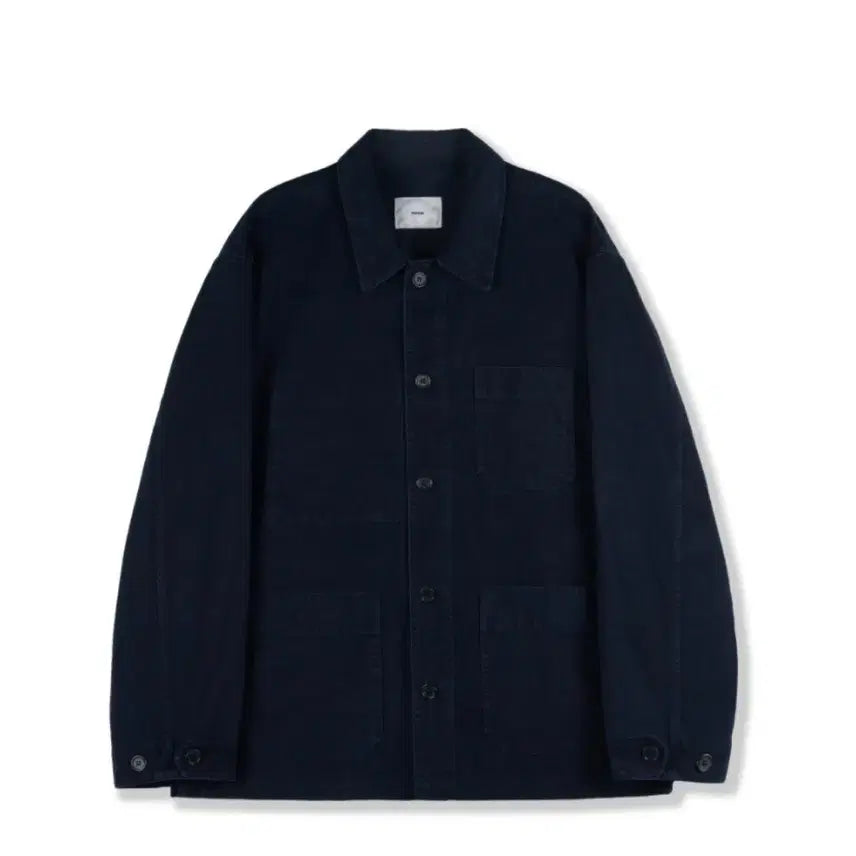 [BUNJANG] Perenne Moleskin French Work Jacket Navy Size 2 / 퍼렌 몰스킨 프렌치 워크자켓 2사이즈