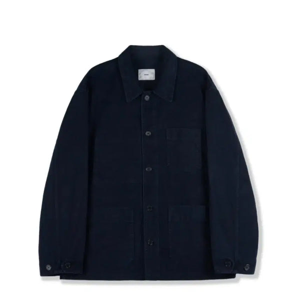 [BUNJANG] Perenne Moleskin French Work Jacket Navy Size 2 / 퍼렌 몰스킨 프렌치 워크자켓 2사이즈