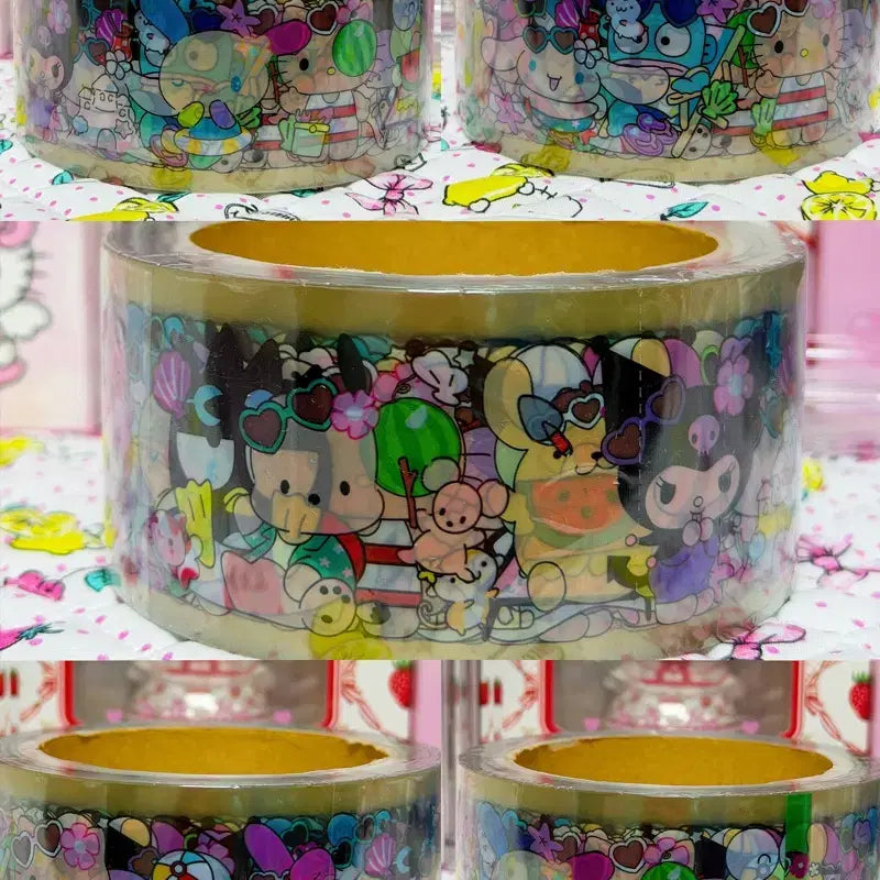[BUNJANG] Sanrio Schnie Tomi Bori Baete Design Tape / Box Tape / 포용 산리오 슈니 토미 보리 디테 박테 디자인테이프 박스테이프 다꾸