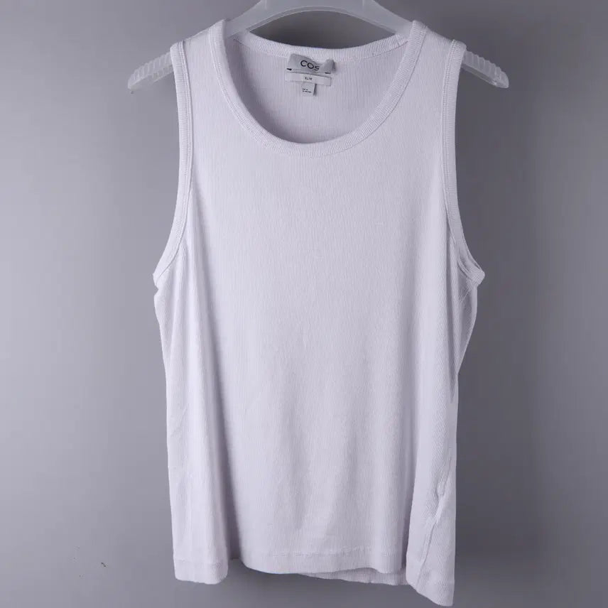 [BUNJANG] COS Men's Slim Ribbed Cotton Tank Top (XL) / COS 코스 남성 슬림 리브드 코튼 탱크탑 (XL)