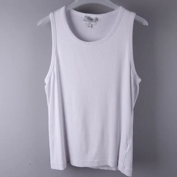 [BUNJANG] COS Men's Slim Ribbed Cotton Tank Top (XL) / COS 코스 남성 슬림 리브드 코튼 탱크탑 (XL)