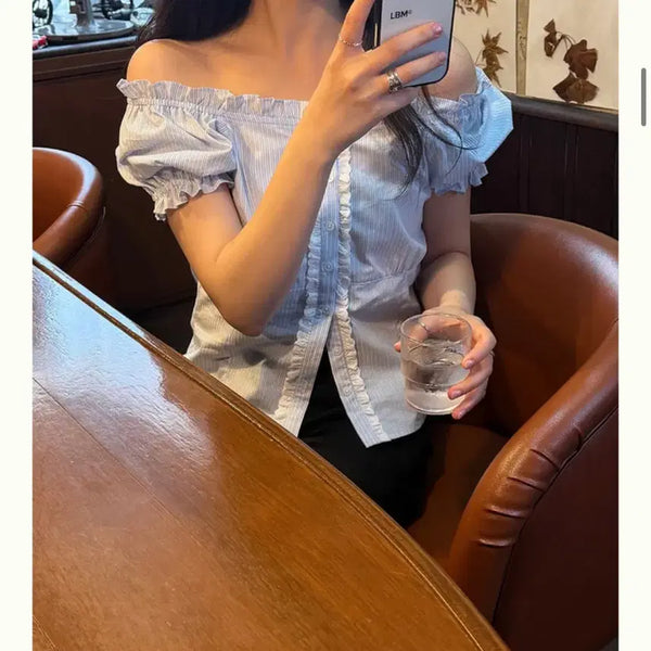[BUNJANG] Bymood Emma Frill Blouse / Bymood 바이무드 Emma Frill Blouse