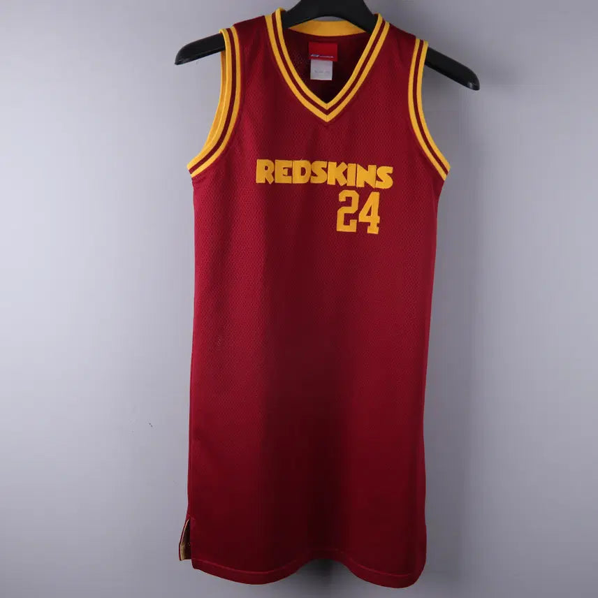 [BUNJANG] Reebok Washington Redskins Mesh Basketball Jersey Dress (M) / 리복 워싱턴 레드스킨스 메쉬 농구 저지 원피스 (M)