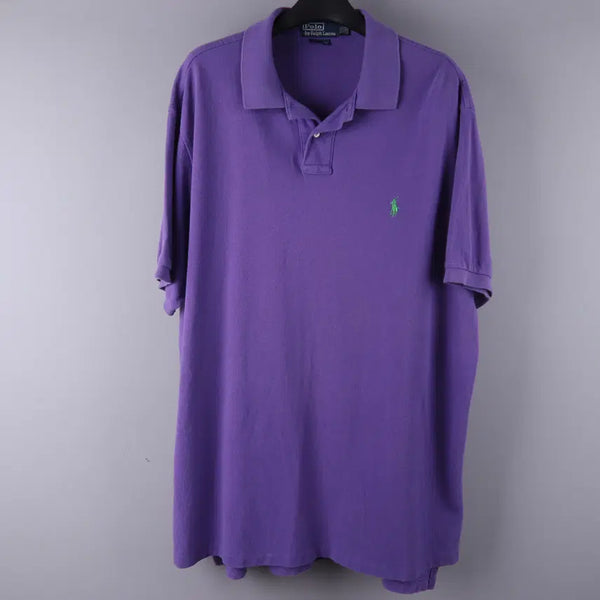 [BUNJANG] Polo Ralph Lauren Custom Fit Short Sleeve Polo Shirt Purple (2XL) / 폴로 랄프로렌 커스텀핏 폴로 셔츠 카라티 반팔 퍼플 (2XL)