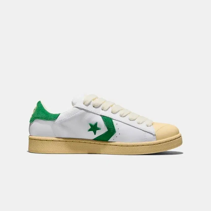 [BUNJANG] Converse x Golf Le Fleur* 1908 Pro Leather Sneakers / 컨버스 x 골프 르 플레르 1908 프로 레더 화이트 아마존 260