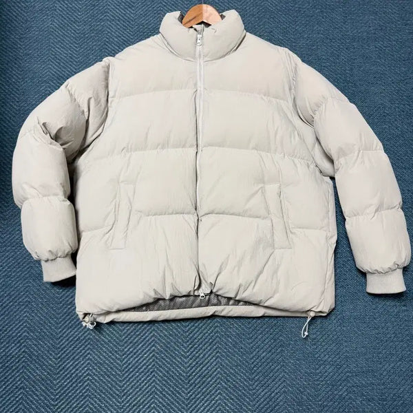 [BUNJANG] Unoutfit Short Padded Jacket Grey L / 언아웃핏 숏패딩 그레이 L