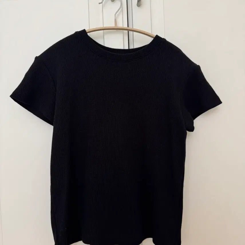 [BUNJANG] L'Euvre Waffle T-Shirt Black / 루에브르 와플티