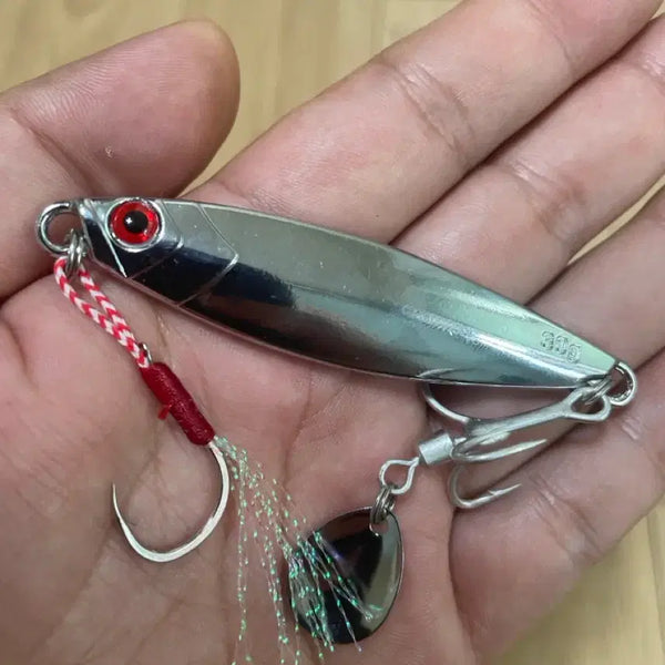[BUNJANG] Sequin Metal Jig 30g Fishing Lure Worms (Set of 10) / 스팽글 메탈지그 30g 낚시 루어 웜 10개
