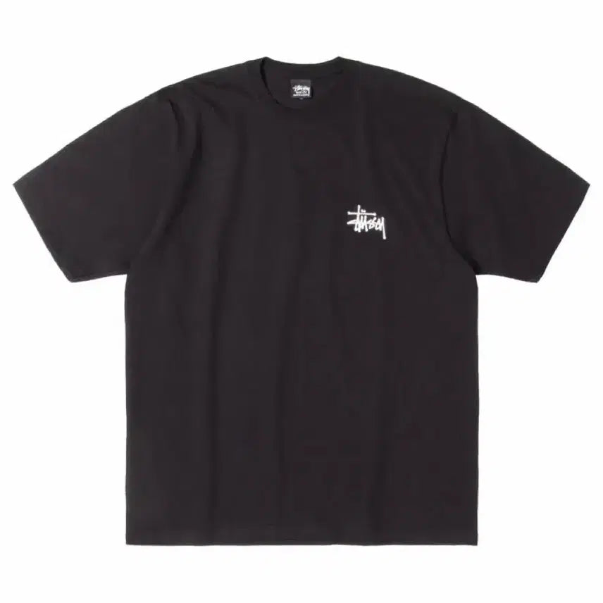 [BUNJANG] Stussy Basic Short Sleeve T-Shirt Black / (새상품)스투시 반팔티 베이직 블랙