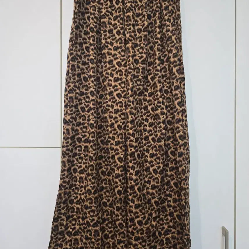[BUNJANG] Leopard Print Wide Pants / 호피무늬 와이드 팬츠