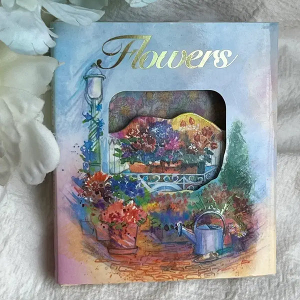 [BUNJANG] Vintage Miniature Pop-up Book - Flower Edition / 빈티지 플라워 미니어처 팝업북