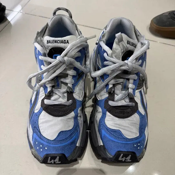 [BUNJANG] Balenciaga New Runner 2 Blue Sneakers Size 41 / 발렌시아가 뉴러너2 블루 41