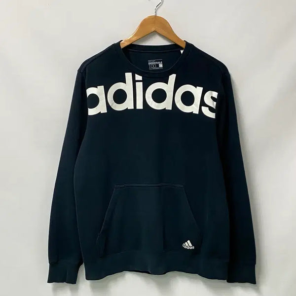 [BUNJANG] Adidas Sport Essentials Fleece Sweatshirt / 101.아디다스 스포츠 에센셜 기모 스웻맨투맨100