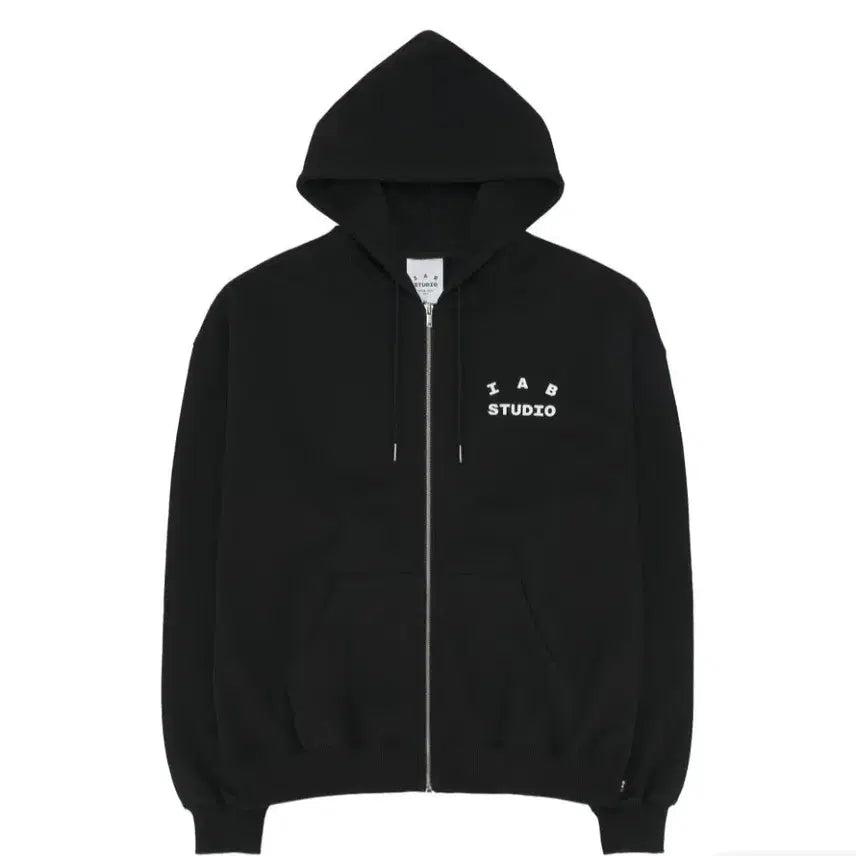 [BUNJANG] Iab Studio 26ss Hoodie Zip-Up Black XL / 아이앱 후드집업 26ss