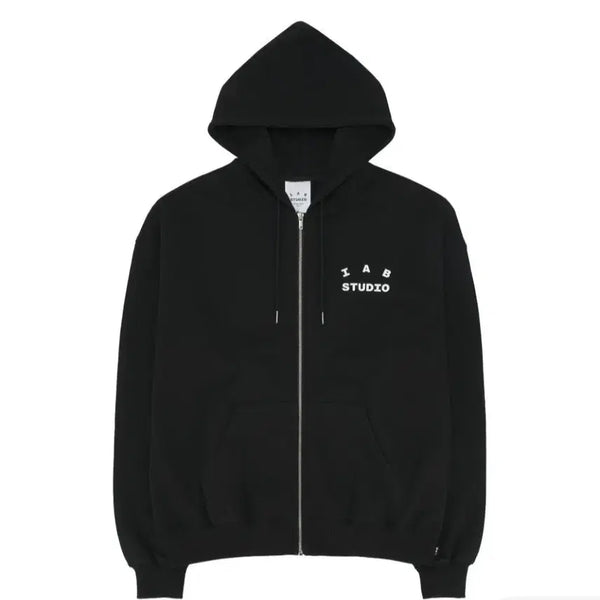 [BUNJANG] Iab Studio 26ss Hoodie Zip-Up Black XL / 아이앱 후드집업 26ss