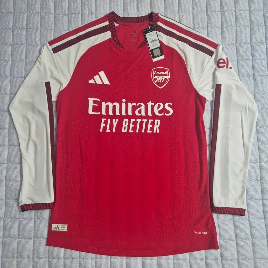 [BUNJANG] Arsenal 26-27 Home Authentic Long Sleeve Jersey (Size M/L) / 아스날 26-27 홈 어센틱 긴팔 (52x76) 유니폼 정품 KB9967