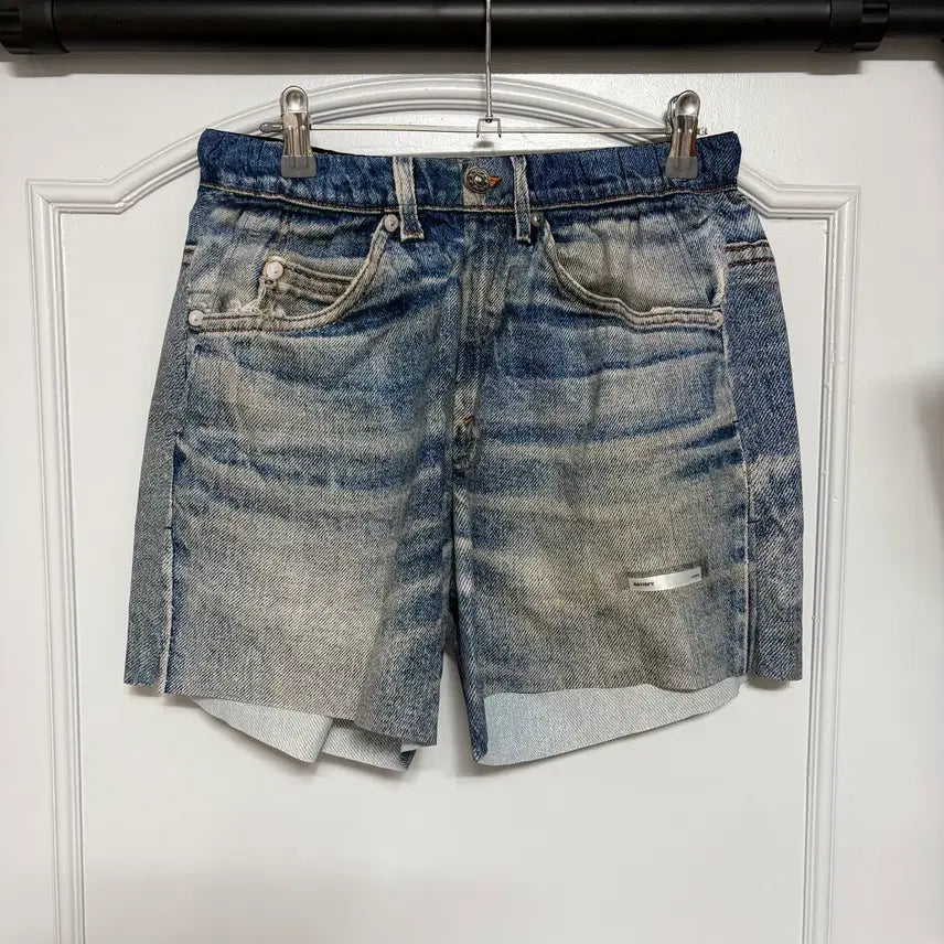 [BUNJANG] Satisfy Piece Shell 5-inch Unlined Shorts Digital Denim - Size M / [M] 새티스파이 피스쉘 5인치 언라인드 쇼츠 디지털 데님
