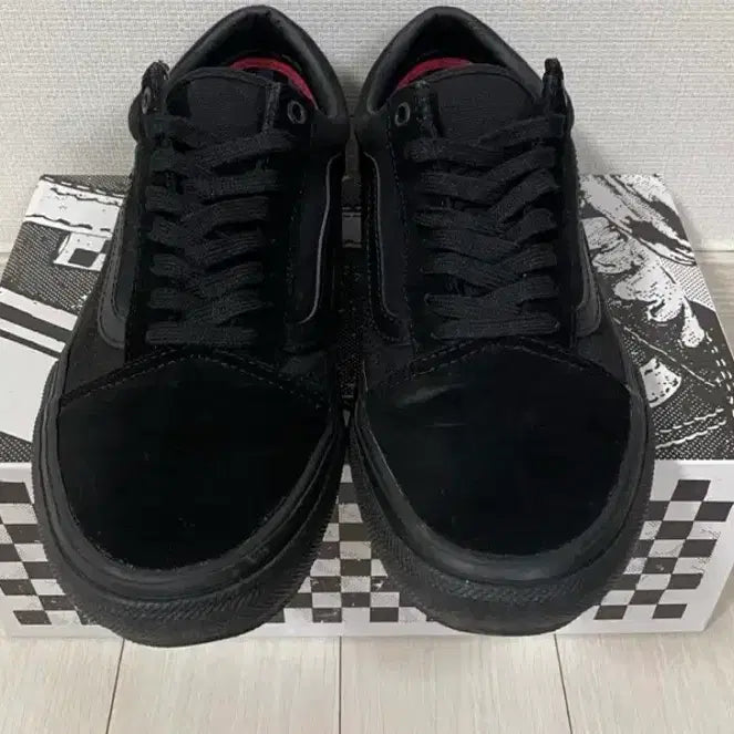 [BUNJANG] Vans Skate Old Skool All Black Sneakers US 8.5 (265) / 반스 스케이트 올드스쿨 올블랙 265사이즈