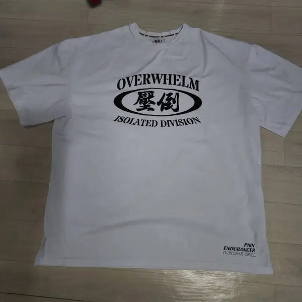 [BUNJANG] APDO Big Logo Oversized Fit T-Shirt White XL / 압도 올라운더 빅로고 오버핏 화이트 XL