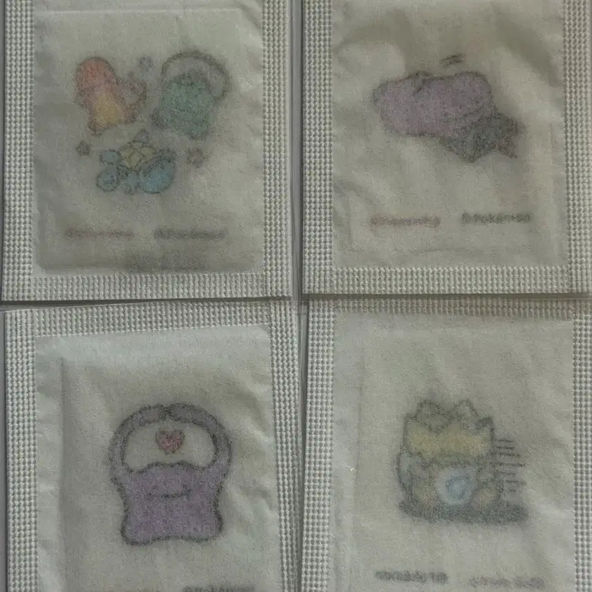 [BUNJANG] Colorgram Pokemon Stickers Bundle Set / 컬러그램 포켓몬 띠부씰 4장 일괄