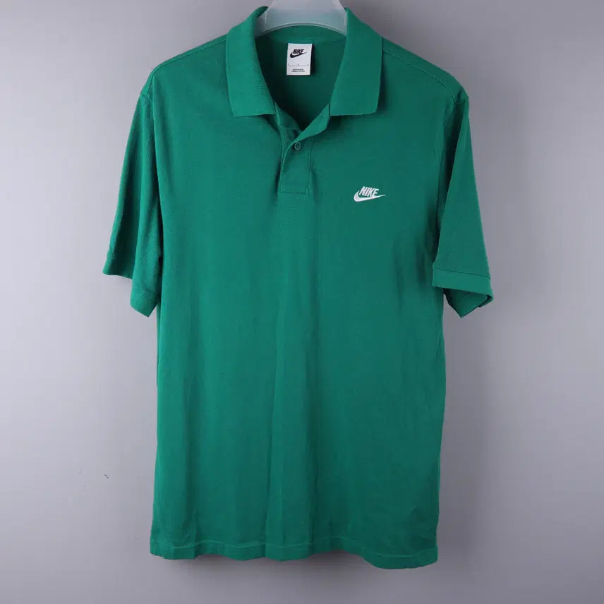 [BUNJANG] Nike Club T-Shirt Polo Green (L) / 나이키 클럽 반팔 폴로셔츠 카라티 반팔 그린 (L)