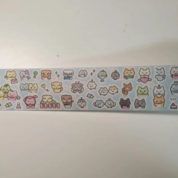 [BUNJANG] Heehee Club Bbaekkom Glitter Kiss Cut Stickers / 히히클럽 빼꼼 글리터 키스컷 판매