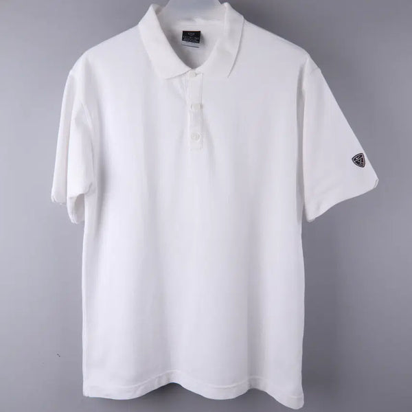 [BUNJANG] Nike Golf Dri-FIT White Polo Shirt (Size S, Fits 95-100) / 나이키 골프 드라이핏 화이트 카라 반팔티 (S/95-100)
