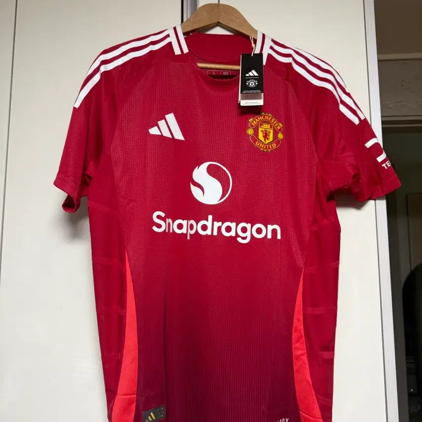 [BUNJANG] Adidas Manchester United 24/25 Authentic Home Jersey Bruno Fernandes US L / (US L)아디다스 맨유 24/25 ADV 어센틱 홈 브루노 페르난데스