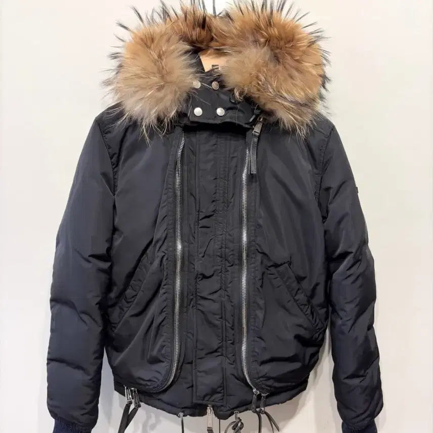 [BUNJANG] DSQUARED2 Raccoon Fur Down Padded Jacket / 디스퀘어드 라쿤 퍼 다운 패딩 자켓