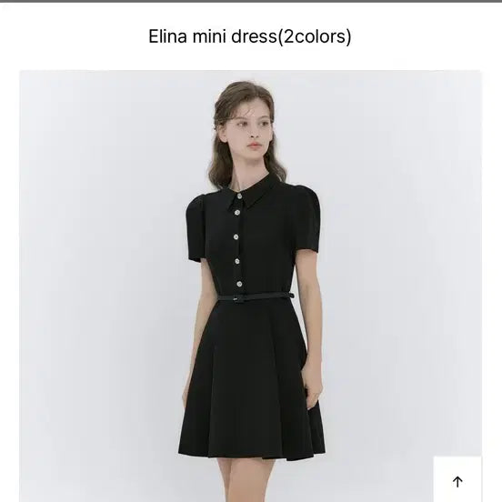 [BUNJANG] IvanaHelsinki Elina Mini Dress Black M / 이바나헬싱키 Elina 엘리나 미니 원피스 블랙 m(새상품)