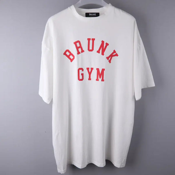 [BUNJANG] Brunc Super Oversized T-shirt Short Sleeve (White, XL) / 브렁크 슈퍼오버핏 티셔츠 반팔 (화이트) (XL)