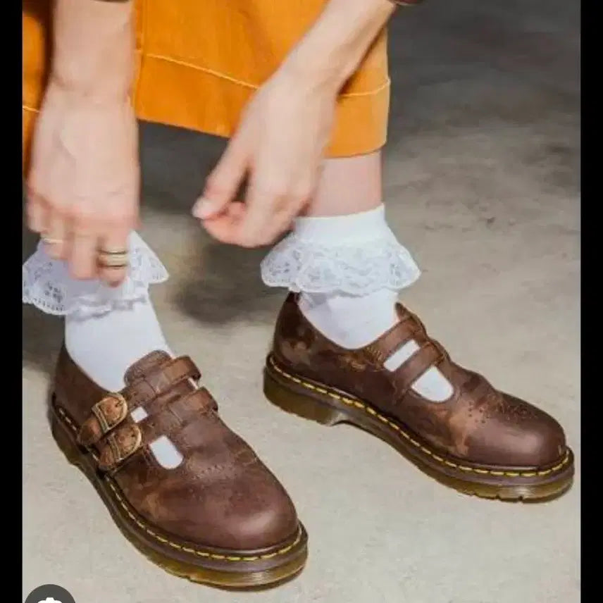 [BUNJANG] Dr. Martens 8065 Mary Jane Shoes - Brown - Size US 5 (UK 3) / [미개봉새상품]닥터마틴 8065 메리제인 US5 UK3 /220-230mm