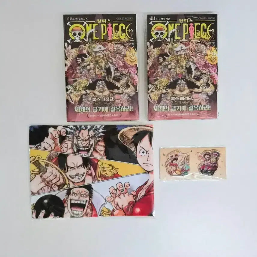 [BUNJANG] One Piece Volume 114 (Sealed First Edition) + Keyboard Cover + Acrylic Magnet / 미개봉 초판) 원피스 114 +키보드덮개+아크릴마그넷