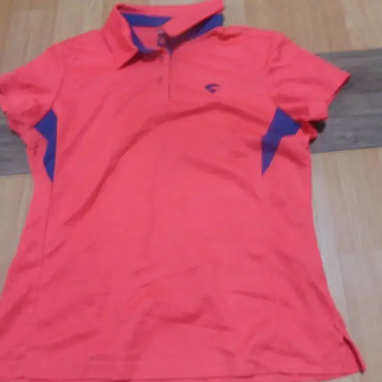 [BUNJANG] Vintage Women's Short Sleeve Collar T-Shirt (Badminton Wear) / 6천원구제 비트로 여성 반팔 카라 티셔츠 배드민턴복 4