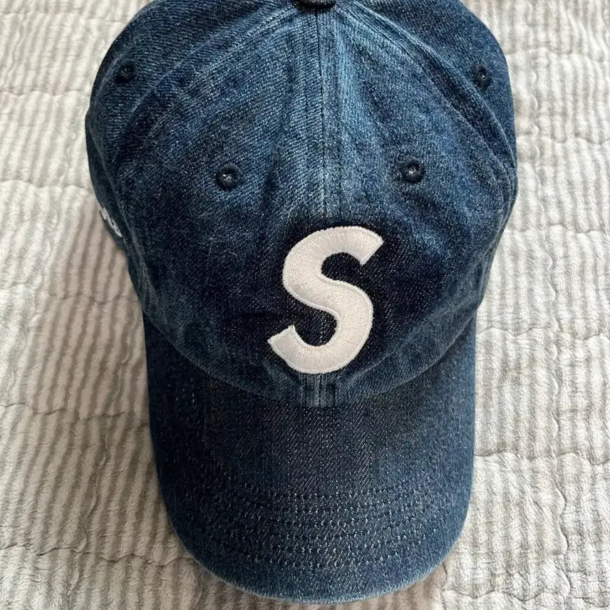 [BUNJANG] Supreme Kevlar S Logo Cap Indigo / 슈프림 케블라 S로고 캡 인디고