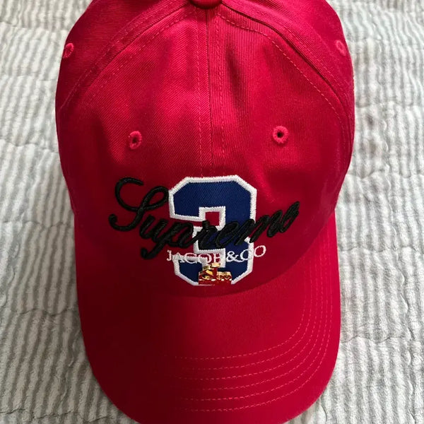 [BUNJANG] Supreme x Jacob Collaboration Red Ball Cap / 슈프림 x 제이콥 볼캡 레드