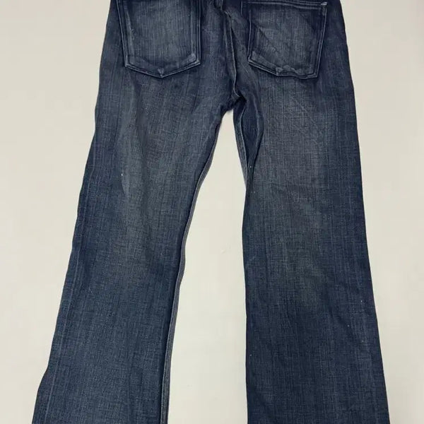 [BUNJANG] Diesel Industries Vintage Washed Button Flare Denim Pants / 희귀!! 디젤 인더스트리 빈티지 워싱 버튼 부츠컷 데님팬츠