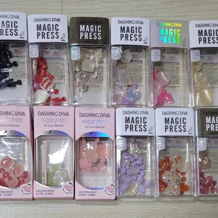 [BUNJANG] Dashing Diva Pedicure Nail Art Stickers / 데싱디바 패티큐어