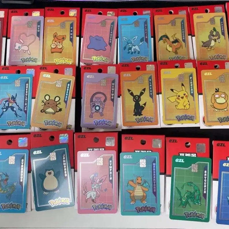 [BUNJANG] Pokemon 23 Types Transportation Cards / 포켓몬 교통카드 23종