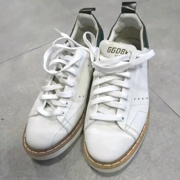 [BUNJANG] Golden Goose Starter Green Sneakers / 골든구스 스타터  그린 스니커즈   260