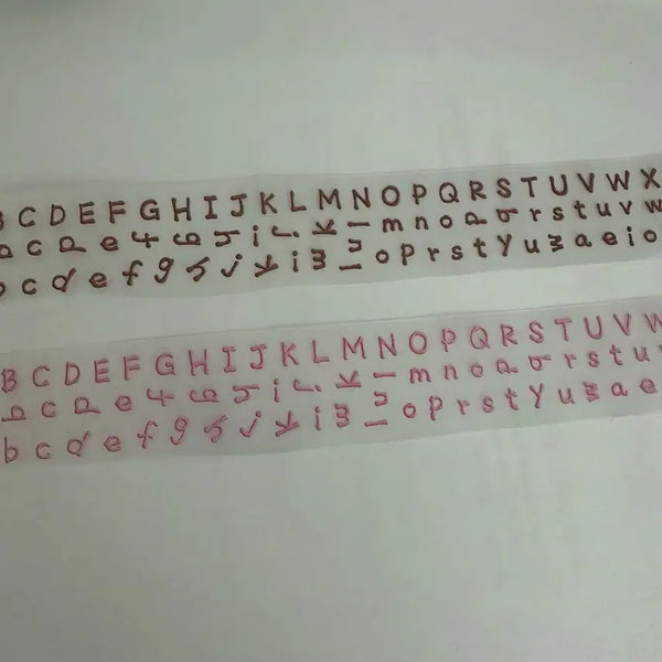 [BUNJANG] Bebe Choco Pen Alphabet Kiss Cut Sticker Set / 베베 초코펜 알파벳 키스컷 소분