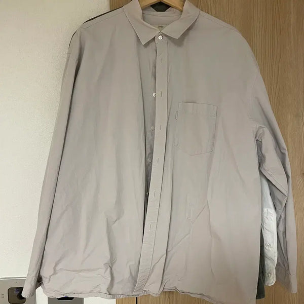 [BUNJANG] Pottery Comfort Shirt Light Grey / [4] 포터리 컴포트 셔츠 라이트 그레이
