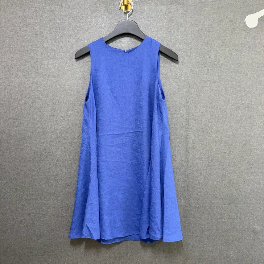 [BUNJANG] Women's Sleeveless Midi Dress Blue BO2510 / F 여성 나시 미디 원피스 블루 BO2510