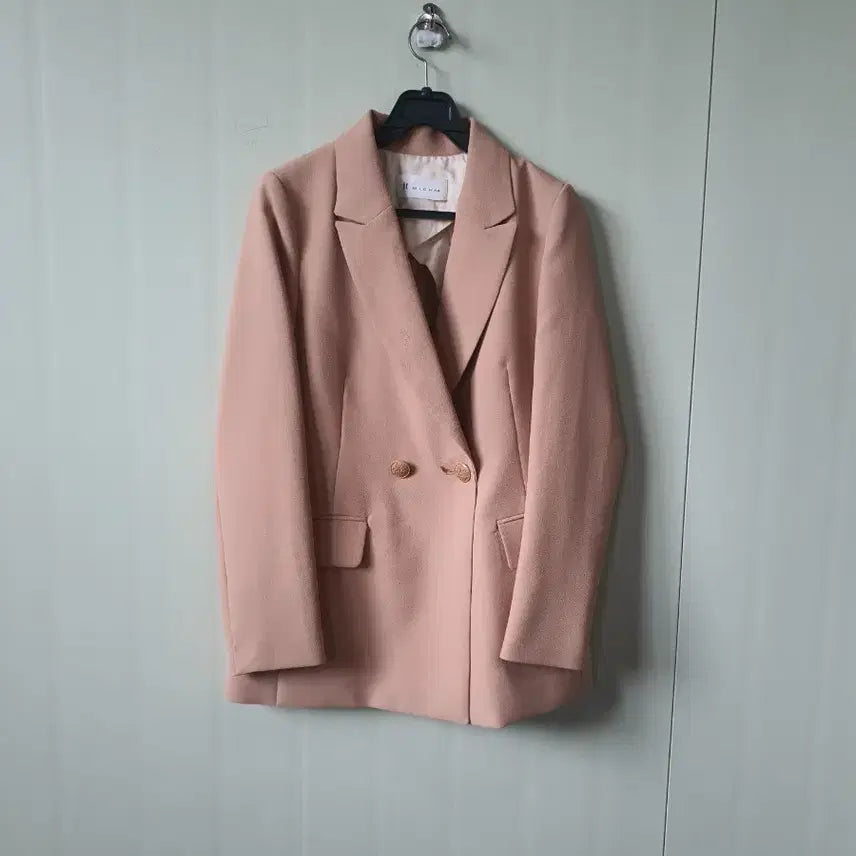 [BUNJANG] It Michaa Double Button Jacket Beige / 잇미샤 더블 버튼 자켓 82-88-160 베이지