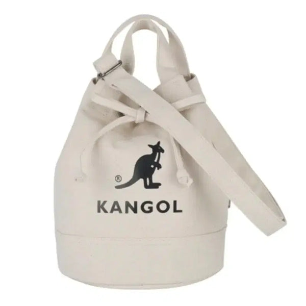 [BUNJANG] Kangol Canvas Bucket Bag / 캉골 캔버스 버킷백 가방 크로스백 복조리가방