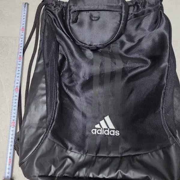 [BUNJANG] Adidas Three-Stripes Zipper Gym Sack / String Backpack / 아디다스 삼선 지퍼 짐섕 / 스트링 백팩